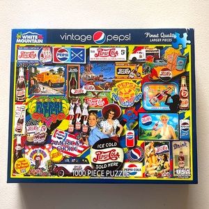 Vintage Pepsi white mountain 1000 piece puzzle